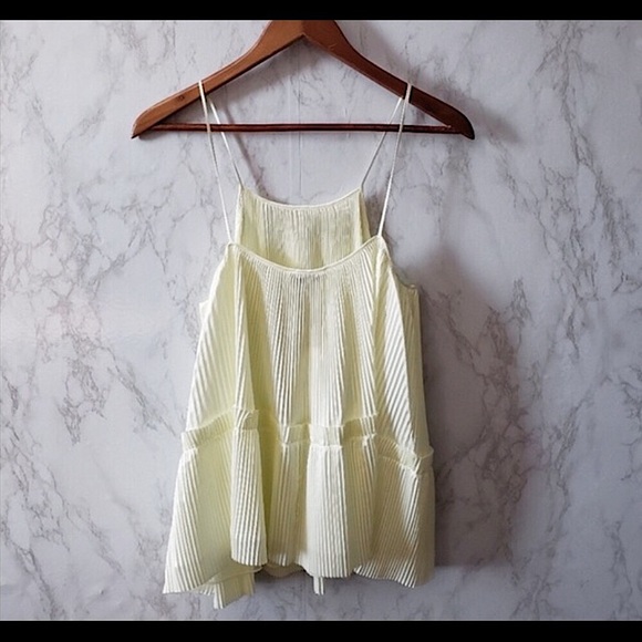 🆕🔥LEWIT REAL SILK BEAUTIFUL COLOR CRINKLE TOP THIN STRAP&VERY ELEGANT&CHIC NWT - Picture 5 of 13